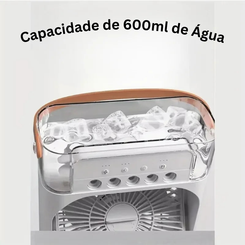 Umidificador + Ventilador com 3 velocidades