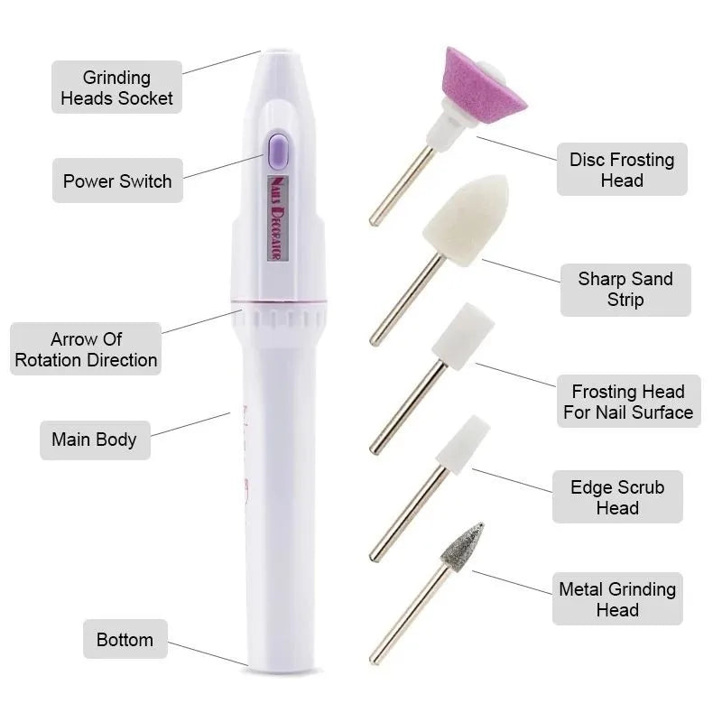 Lixadeira Sem Fio Para Manicure